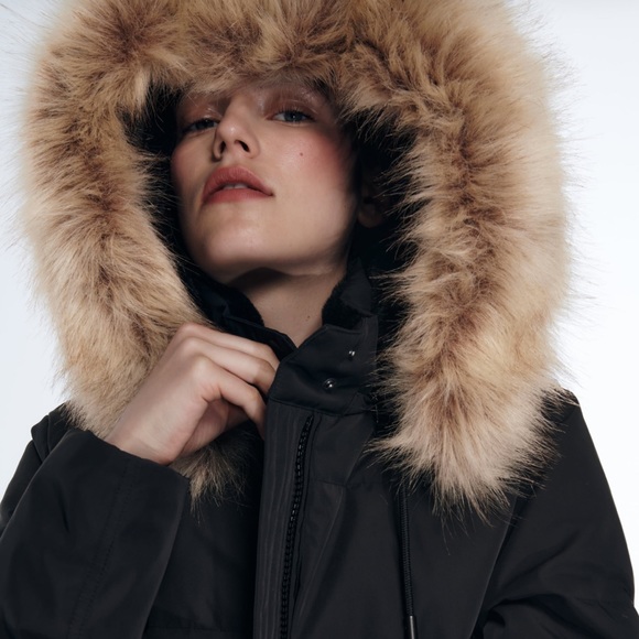 Zara Thermal Down Coat - Picture 3 of 11